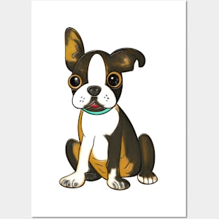 Boston Terrier Posters and Art